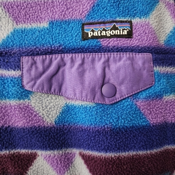 Patagonia Rare Southwest Pattern Synchilla Snap-T Fleece Jacket Women's Small S - Picture 7 of 11